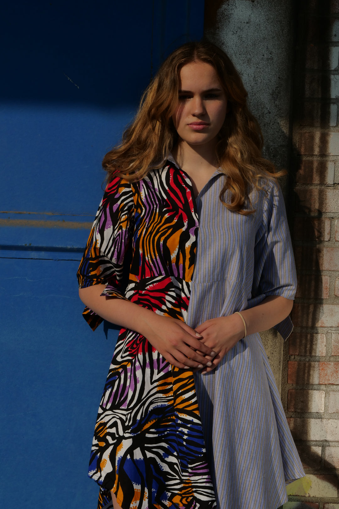 Meghan Dress Green + Grey  Victoria Grace Online