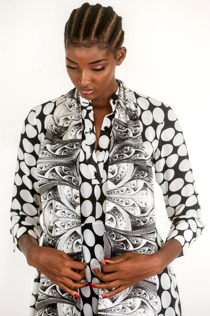 Cecil Dress Black + White – Victoria Grace Online | Kleider